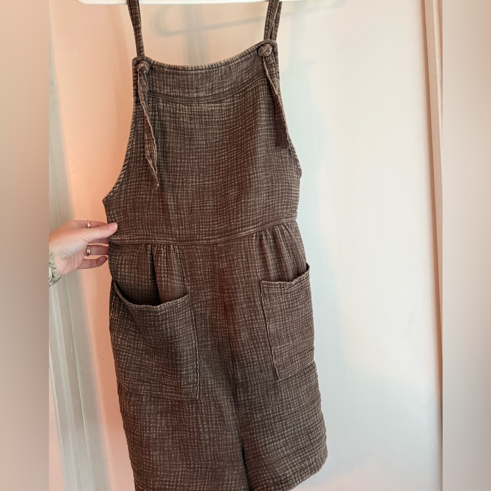 Zenana Outfitters Brown Jumpsuit